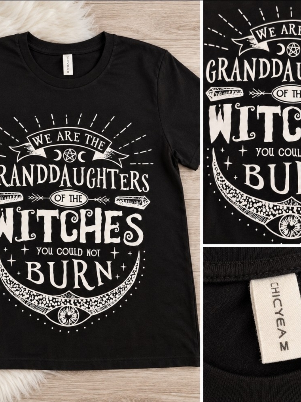 Black Women's Graphic Tee - "Granddaughters of the Witches"